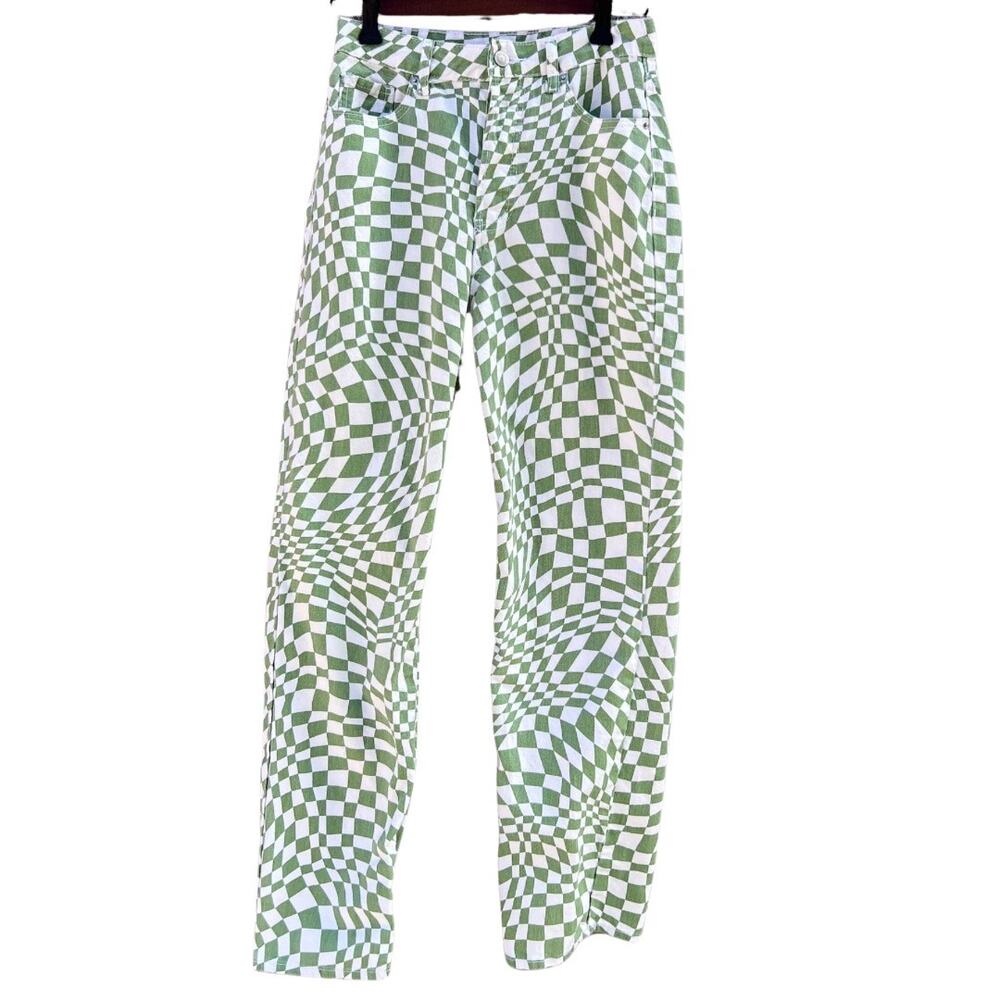 S. O. N. G. Women’s Geometric 90’s Boyfriend Jeans Size 5